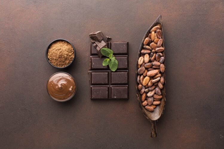 A Global Odyssey of Flavor: Chocolate and Travel Unveiled 55 Optimized chocolate bar arrangement flat lay