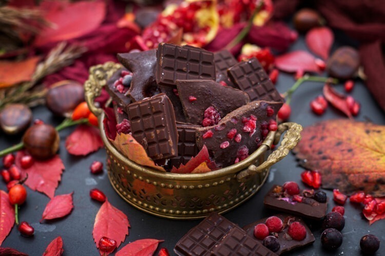 A Global Odyssey of Flavor: Chocolate and Travel Unveiled 53 high angle view chocolate cake table