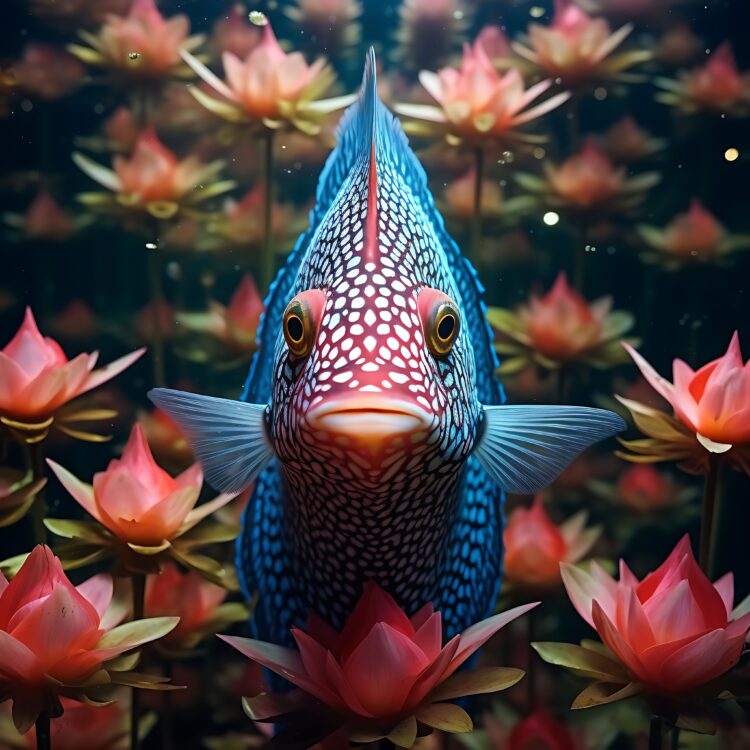 Gouramis: The Peaceful and Colorful Fish - How to Care for Them 51 creative photoshoot fish flowers aquatic plants aqua beauty shoot clean water large 4096px