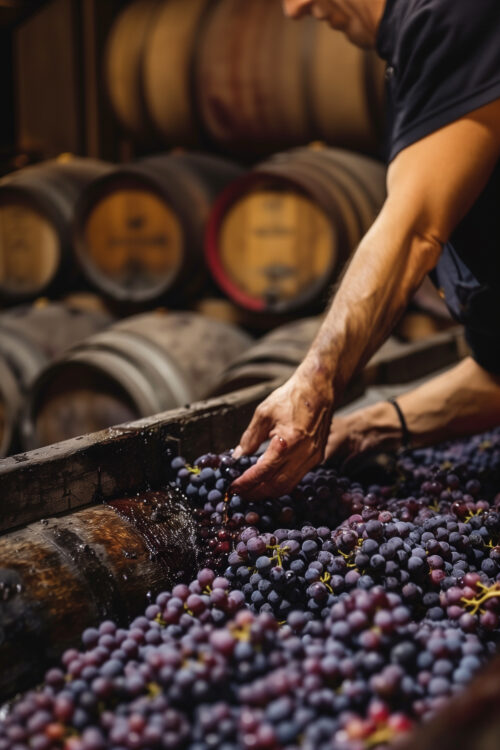 The Canvas of Terroir: Exploring the Artistry in Wine Making 51 harvest men hands vintners craft 1